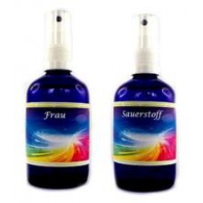 Auraspray Frau und Sauerstoff